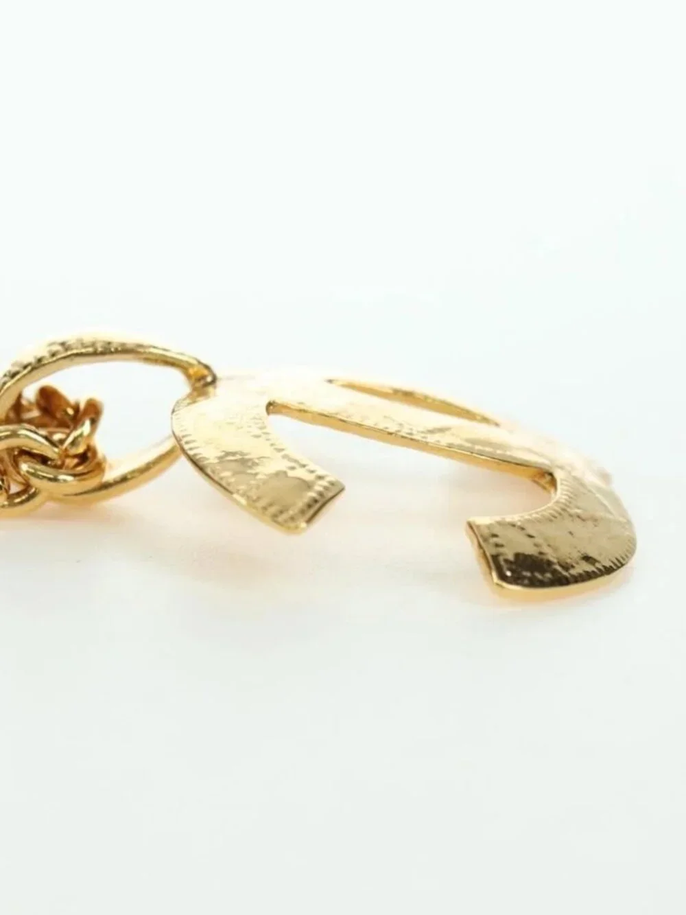 CHANEL CC Necklace metal Gold Tone CC Auth am11252SAM